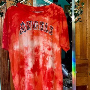 Los Angeles Angels California baseball tee unisex distressed revamped size :XL